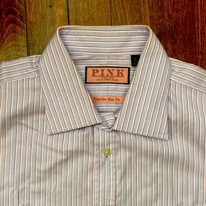 Thomas Pink Traveller Slim Fit 16.5